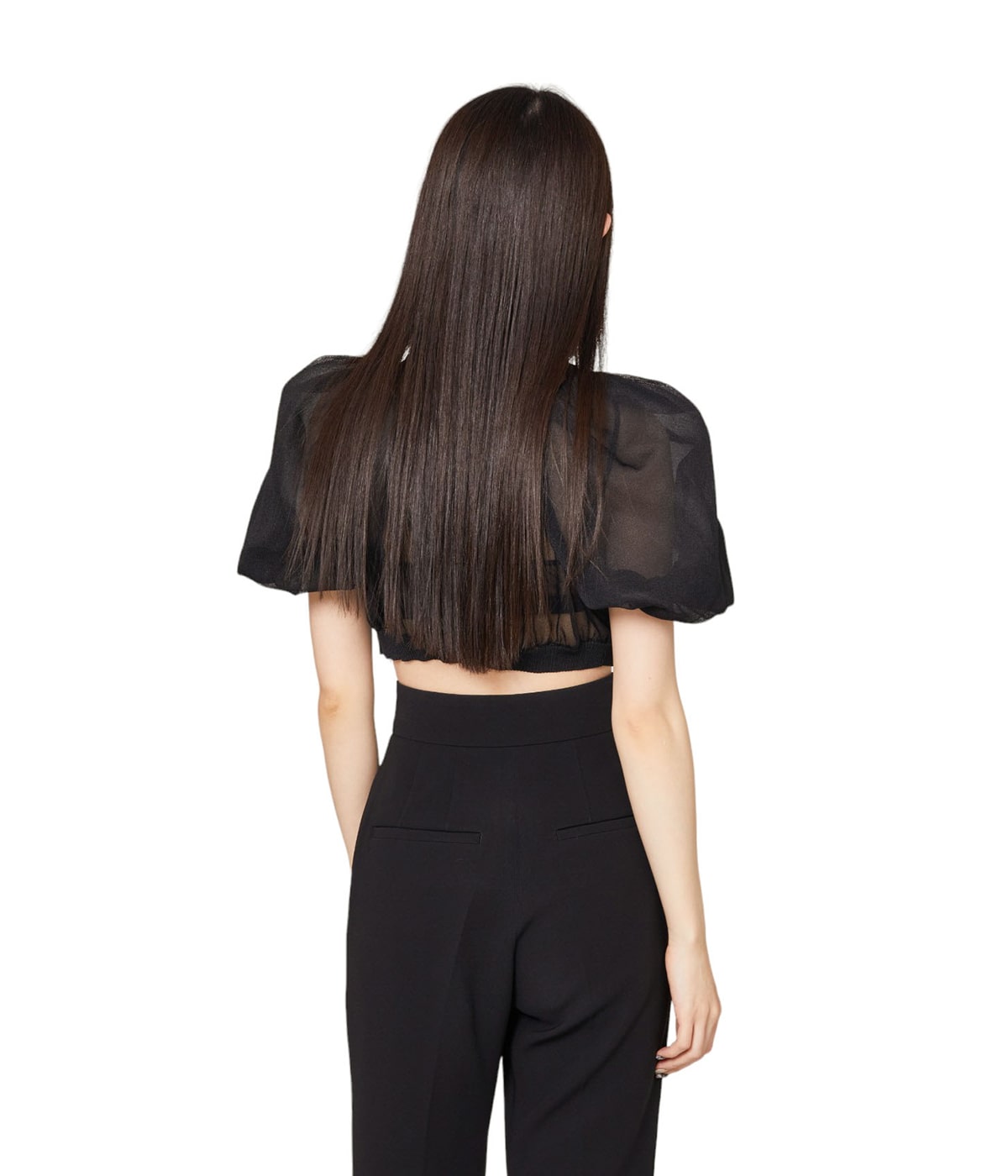 フェティコ FETICO 24SS PUFF SLEEVE KNIT TOP 半袖トップス FTC242-0709 ブラウン サイズ：1 FETICO(フェティコ) 24SSPUFF SLEEVE KNIT TOP半袖トップス