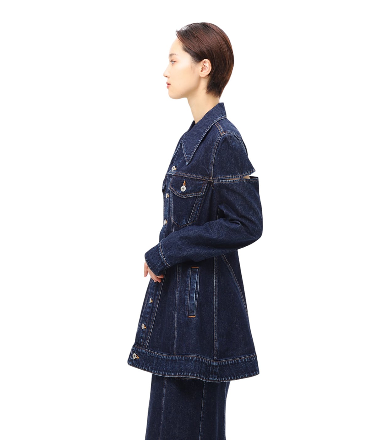 【最安値】FETICO フェティコ DENIM SLIT JACKET DENIM SLIT JACKET – FETICO Official Online Shop