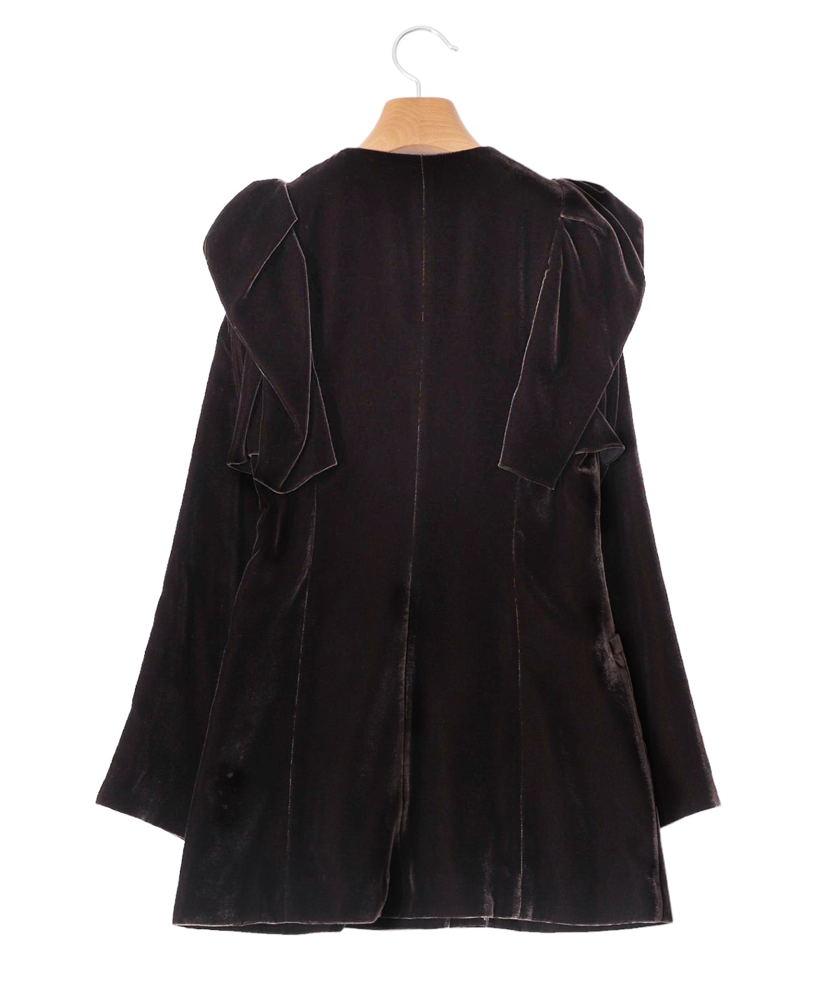 ジャケット・アウター FETICO VELVET frill SHOULDER Jacket FETICO(フェティコ)のVELVET FRILL SHOULDER JACKETの通販｜PALETTE