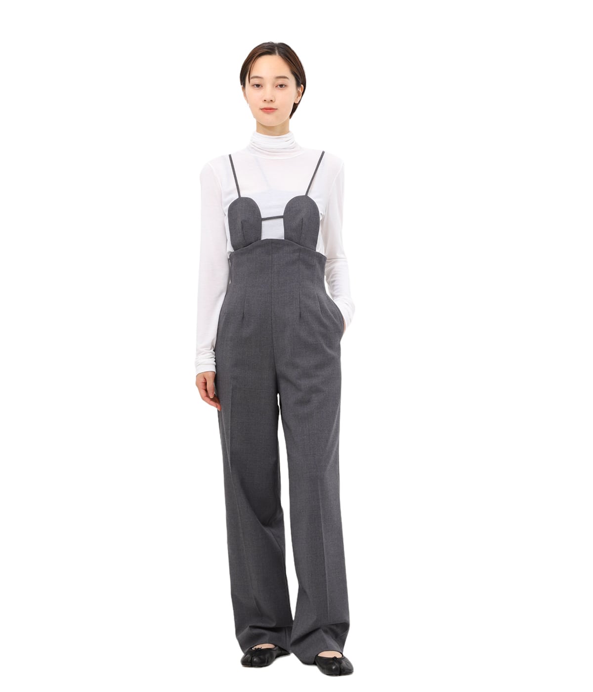 サロペット・オーバーオール・オールインワン FETICO 2way Bra Jumpsuit size1 ORGANZA PANELED 2WAY BRA JUMPSUIT｜FETICO