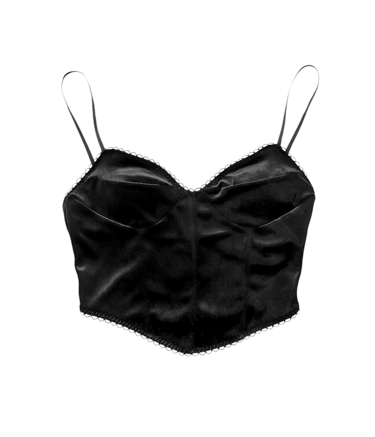 【美品】fetico 23ss キャミソール　ブラック　サイズ2 VELOUR CORSET CAMI – FETICO Official Online Shop