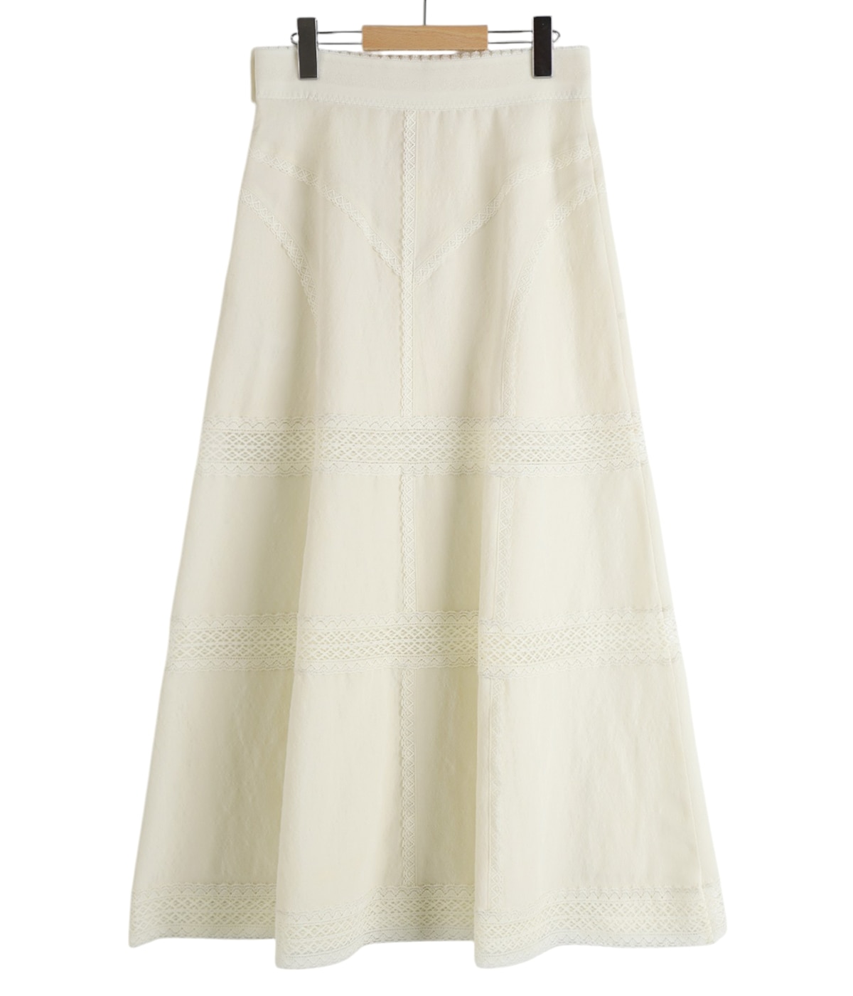 レディース】LACE-PANELED MAXI SKIRT | FETICO(フェティコ