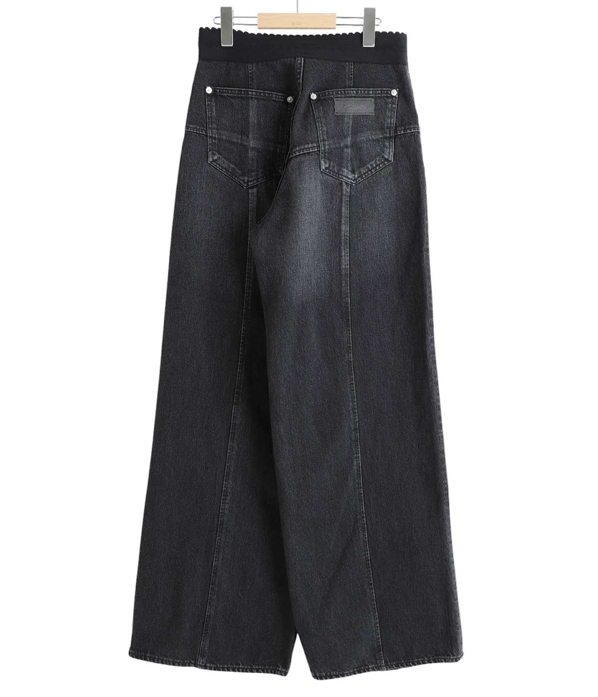 レディース】ORGANIC COTTON DENIM WIDE-LEG JEANS | FETICO