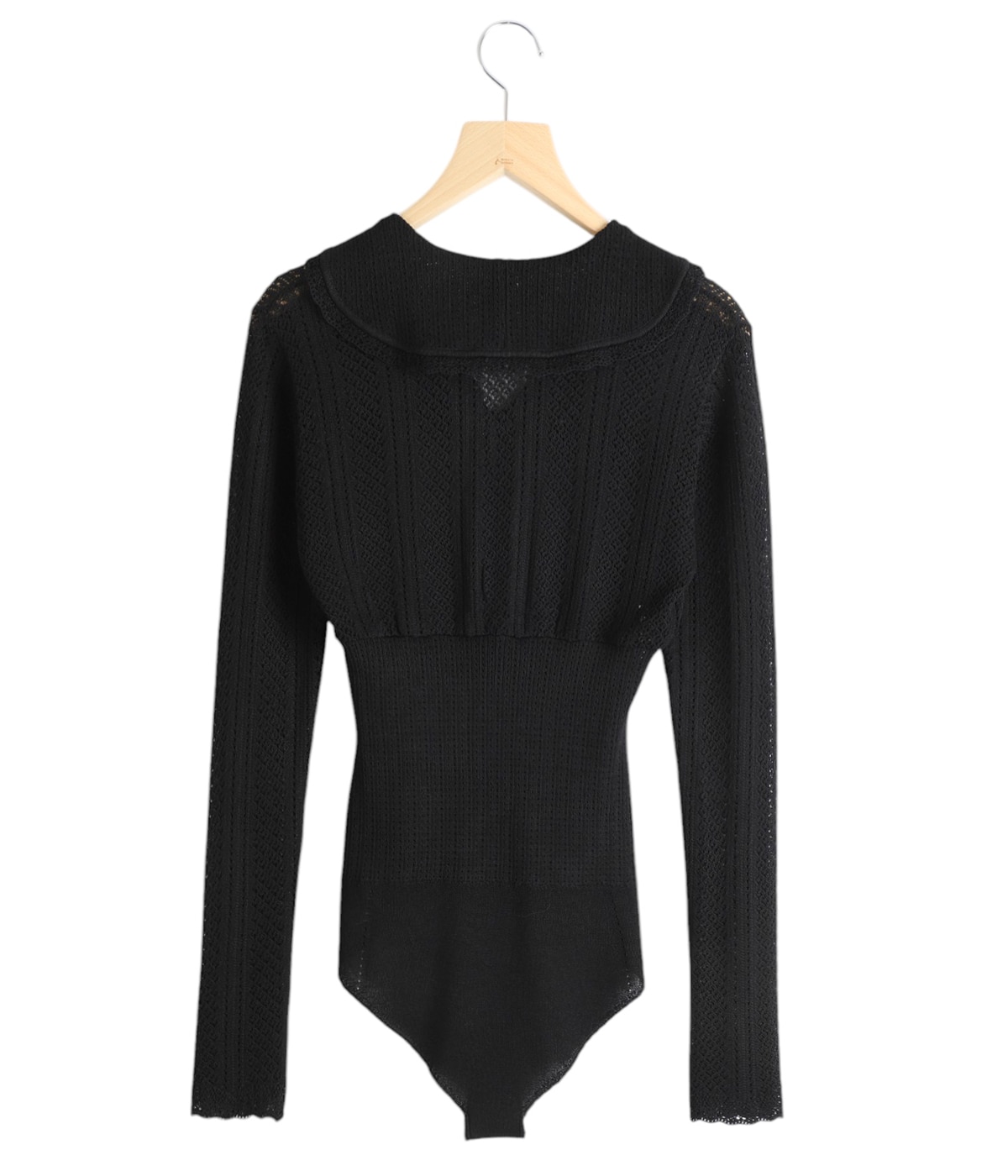 FETICOフェティコ　ライトブルー襟付きトップス　サイズ1 FETICO ニット セーター 「FETICO/フェティコ」別注 STRIPE KNIT