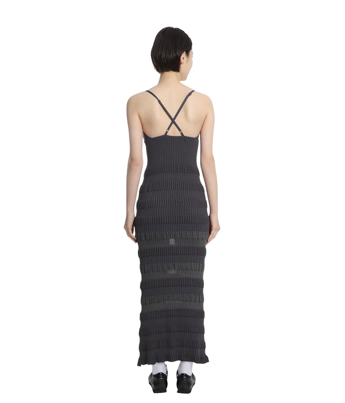 ワンピース fetico STRIPE KNIT CAMI DRESS STRIPE KNIT CAMI DRESS(1 GREY): FETICO: WOMENS｜THE TOKYO