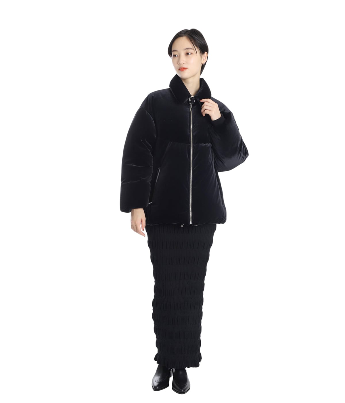 レディース】Velour down coat | FETICO(フェティコ) / アウター