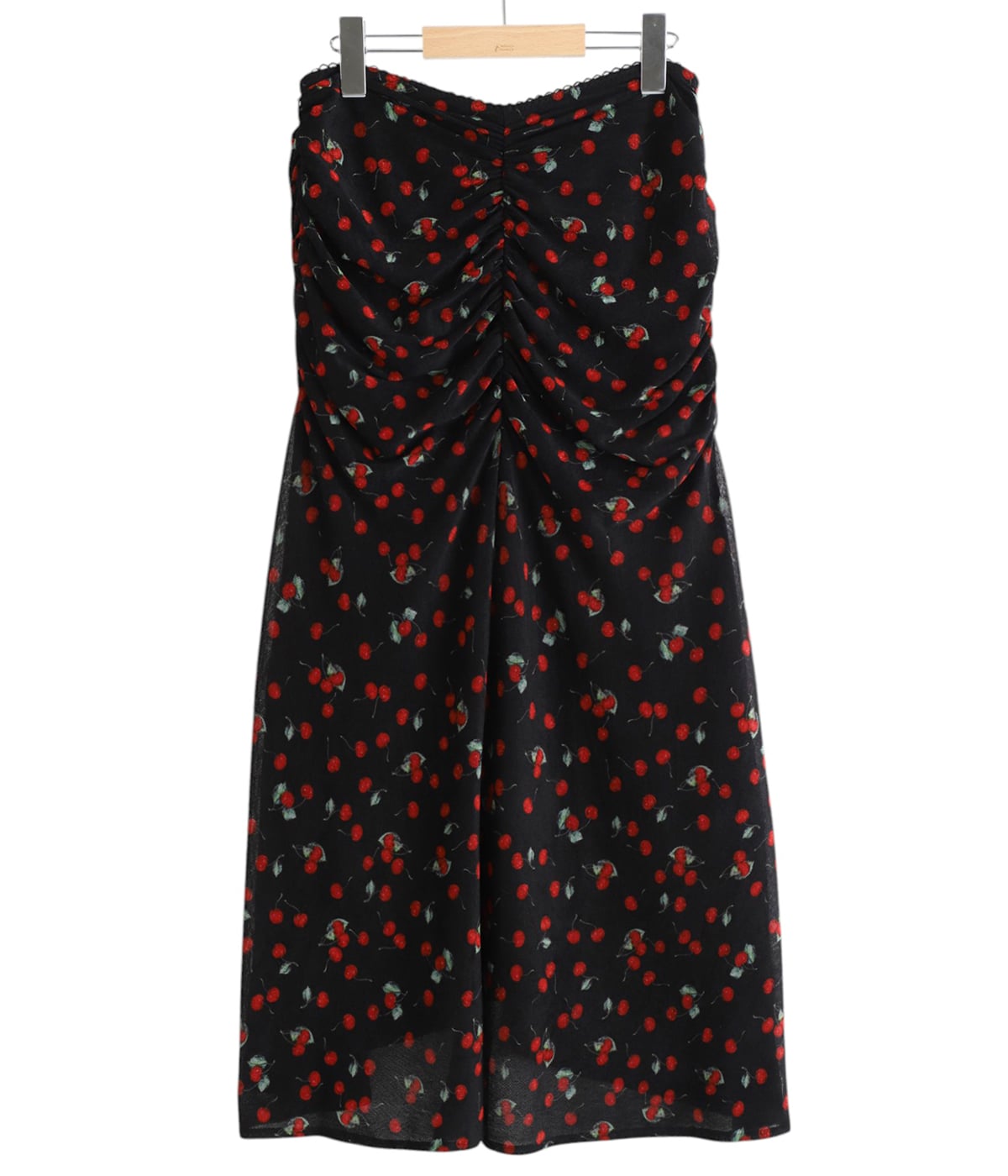 スカート ROSE VELVET TULLE GATHERED SKIRT 25SS】FETICO フェティコ / ROSE VELVET TULLE GATHERED SKIRT