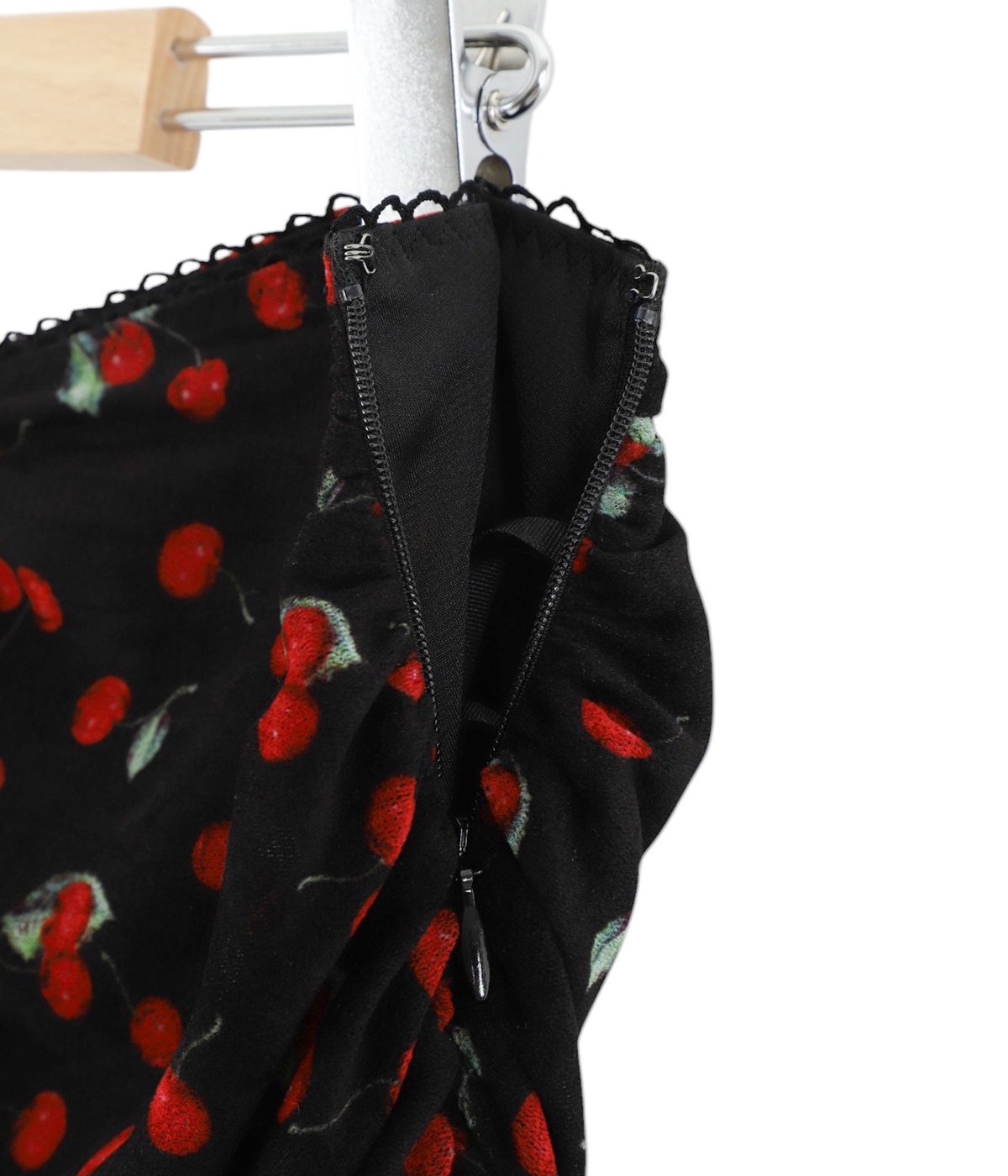 レディース】Printed velvet tulle gathered skirt | FETICO