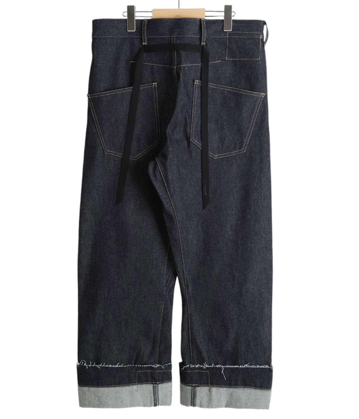 マリナイー　デニムパンツ　サイズs DEAN BLUE / Oversized denim trousers | MARINA YEE(マリナ