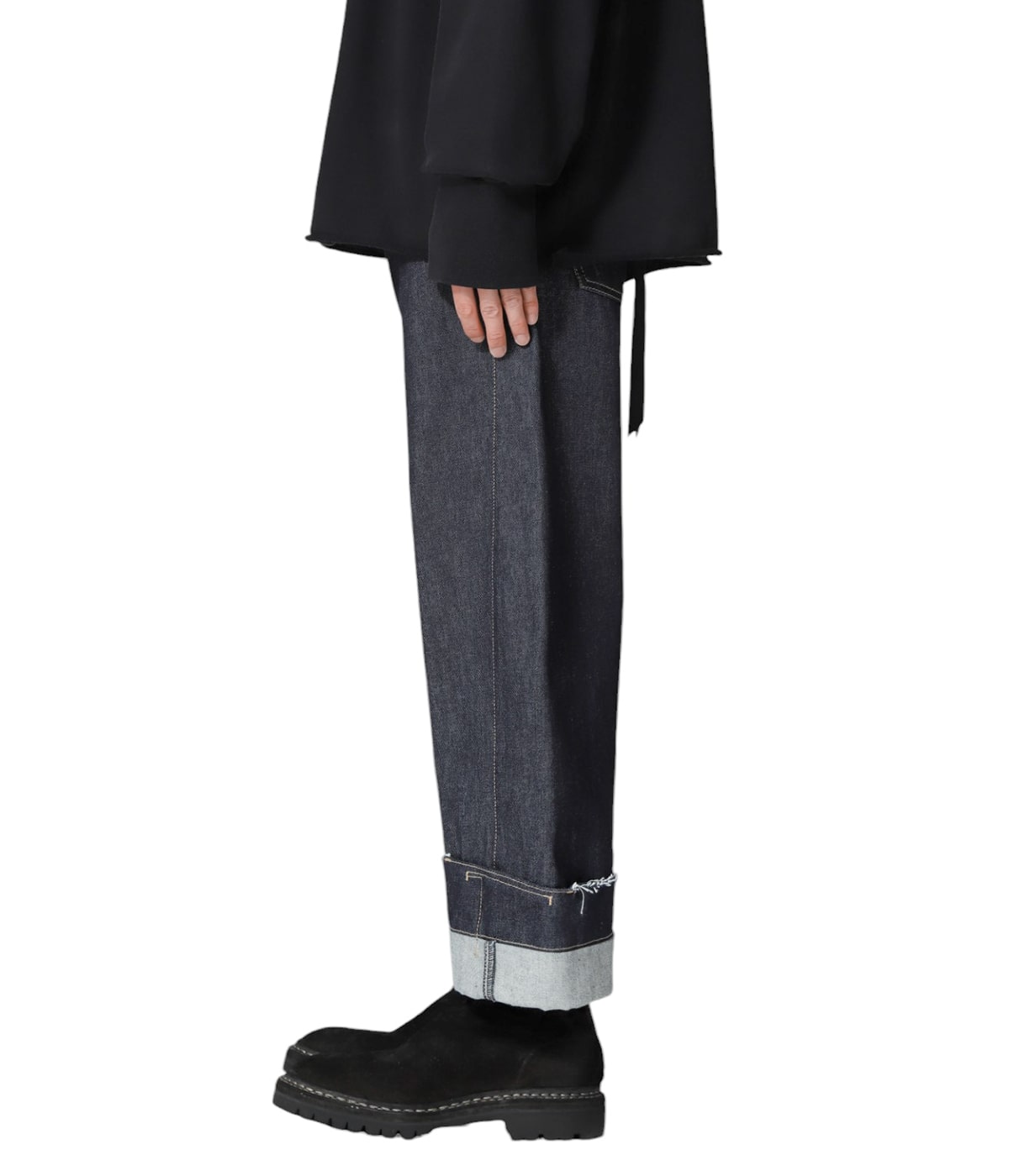 DEAN BLUE / Oversized denim trousers | MARINA YEE(マリナ