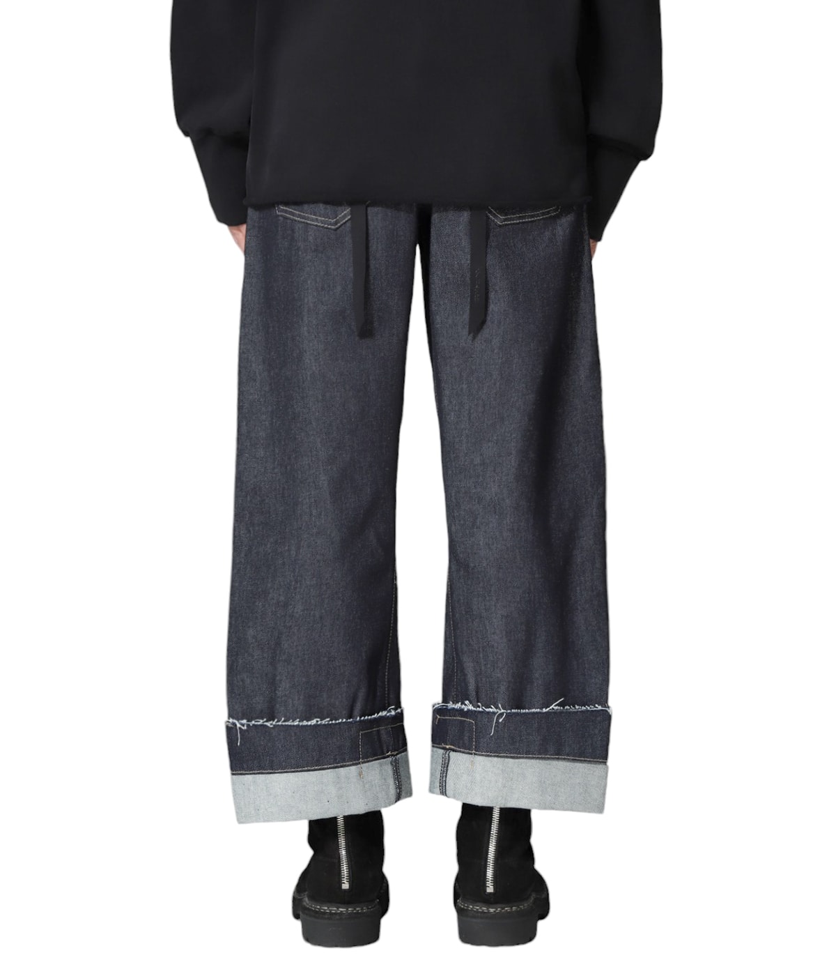DEAN BLUE / Oversized denim trousers | MARINA YEE(マリナ