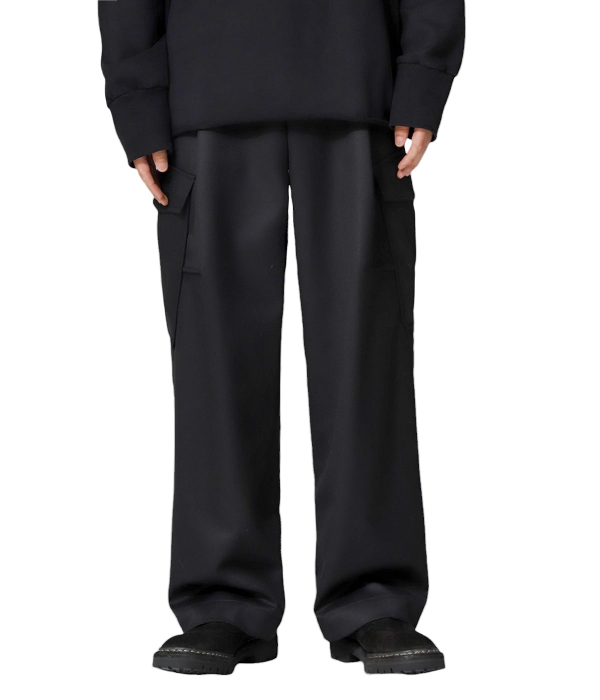 JULIAN / Knee darts trousers (patch pockets) | MARINA YEE