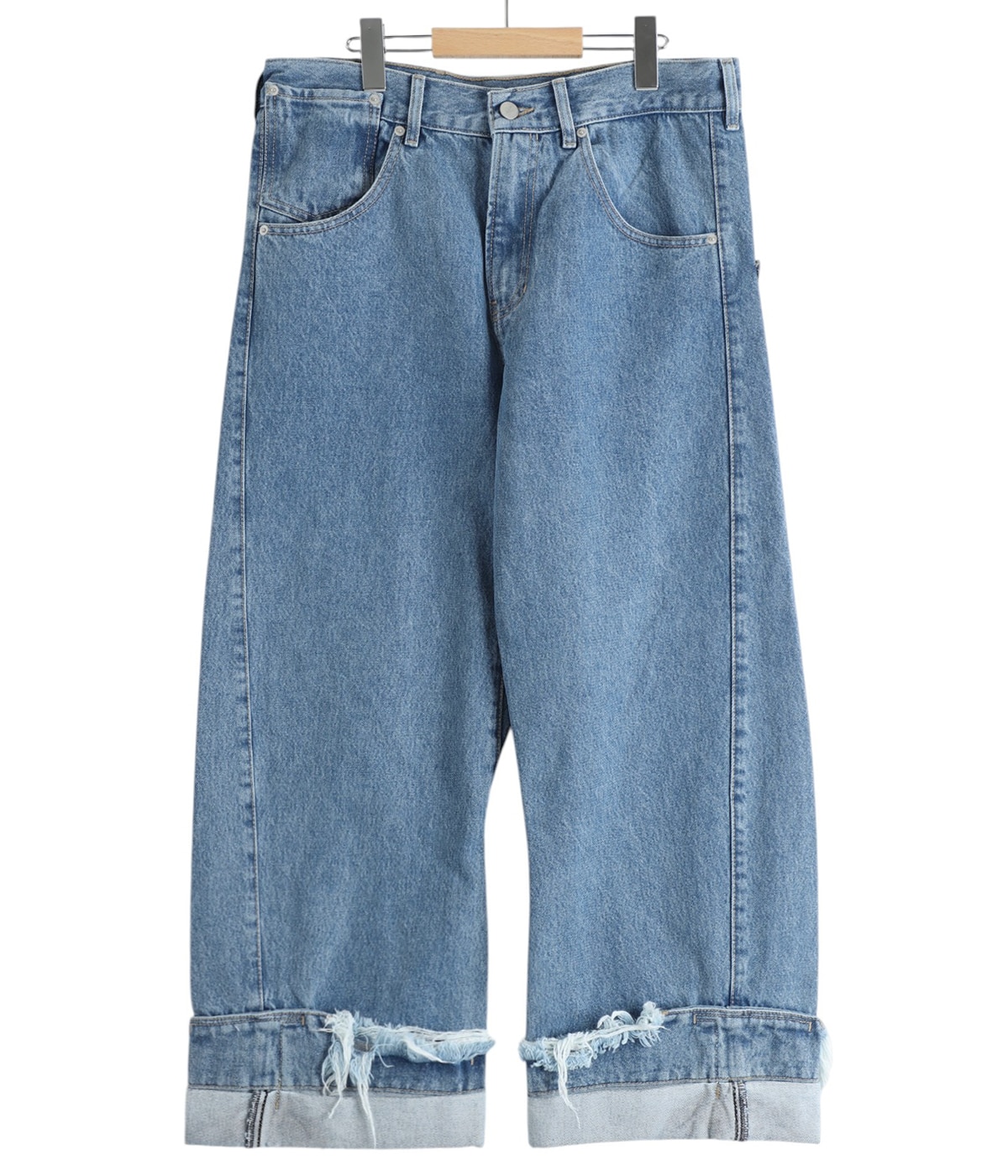 DEAN BLUE / Oversized denim trousers | MARINA YEE(マリナ・イー