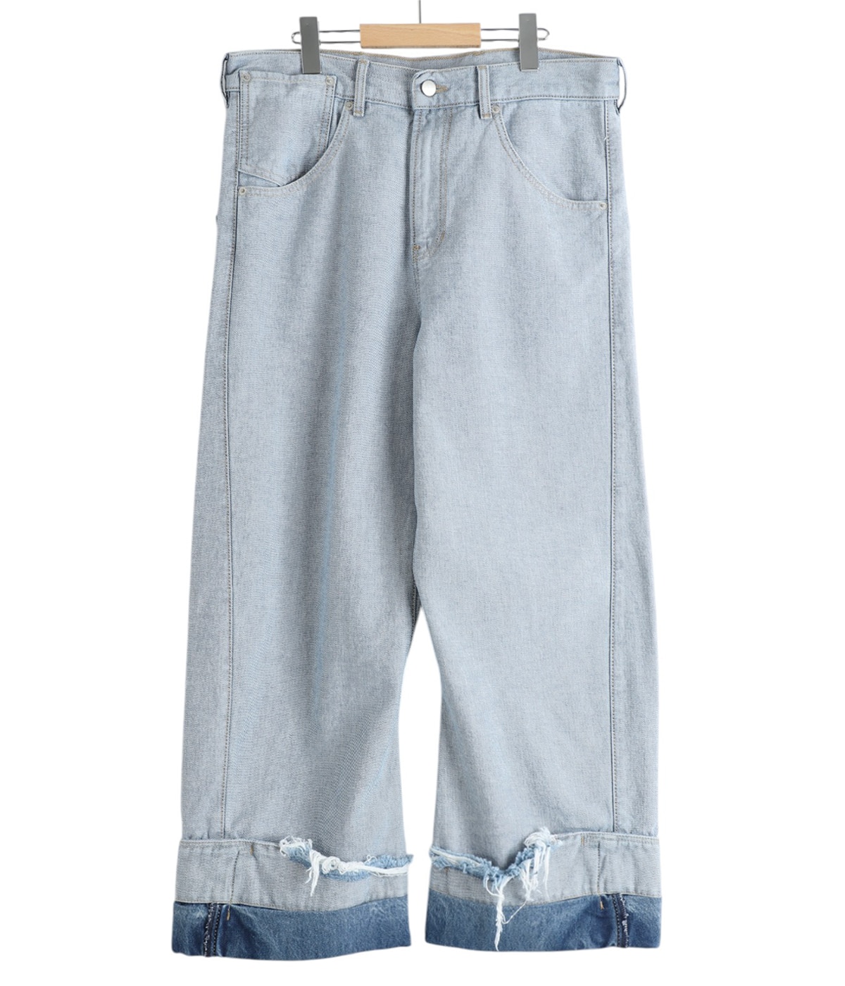 DEAN BLUE / Oversized denim trousers | MARINA YEE(マリナ・イー