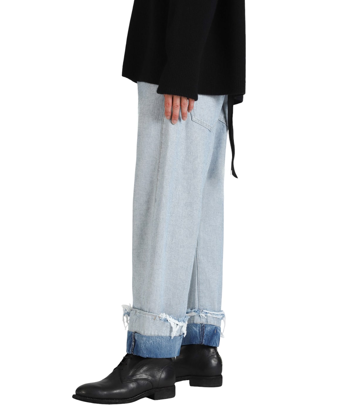 DEAN BLUE / Oversized denim trousers | MARINA YEE(マリナ・イー
