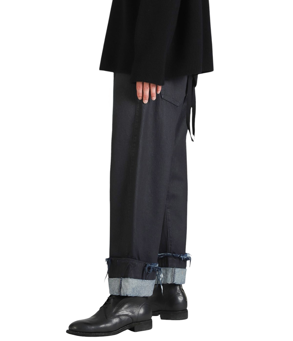 DEAN BLUE / Oversized denim trousers | MARINA YEE(マリナ・イー