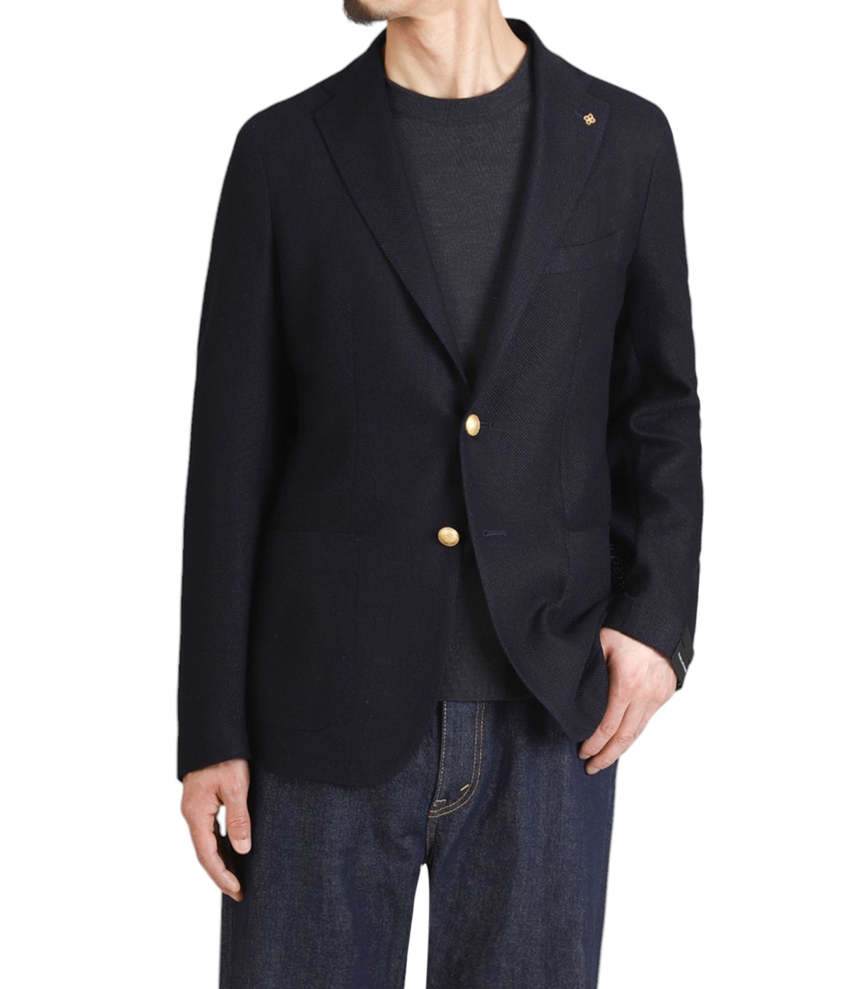 KNIT BLAZER DAKAR（金ボタン） | TAGLIATORE(タリアトーレ