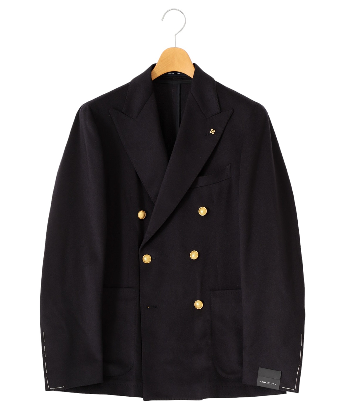 美品 タリアトーレ テーラードジャケット ダークグレー系 メンズ サイズ46 M DOUBLE BLAZER DARREL | TAGLIATORE(タリアトーレ) / アウター