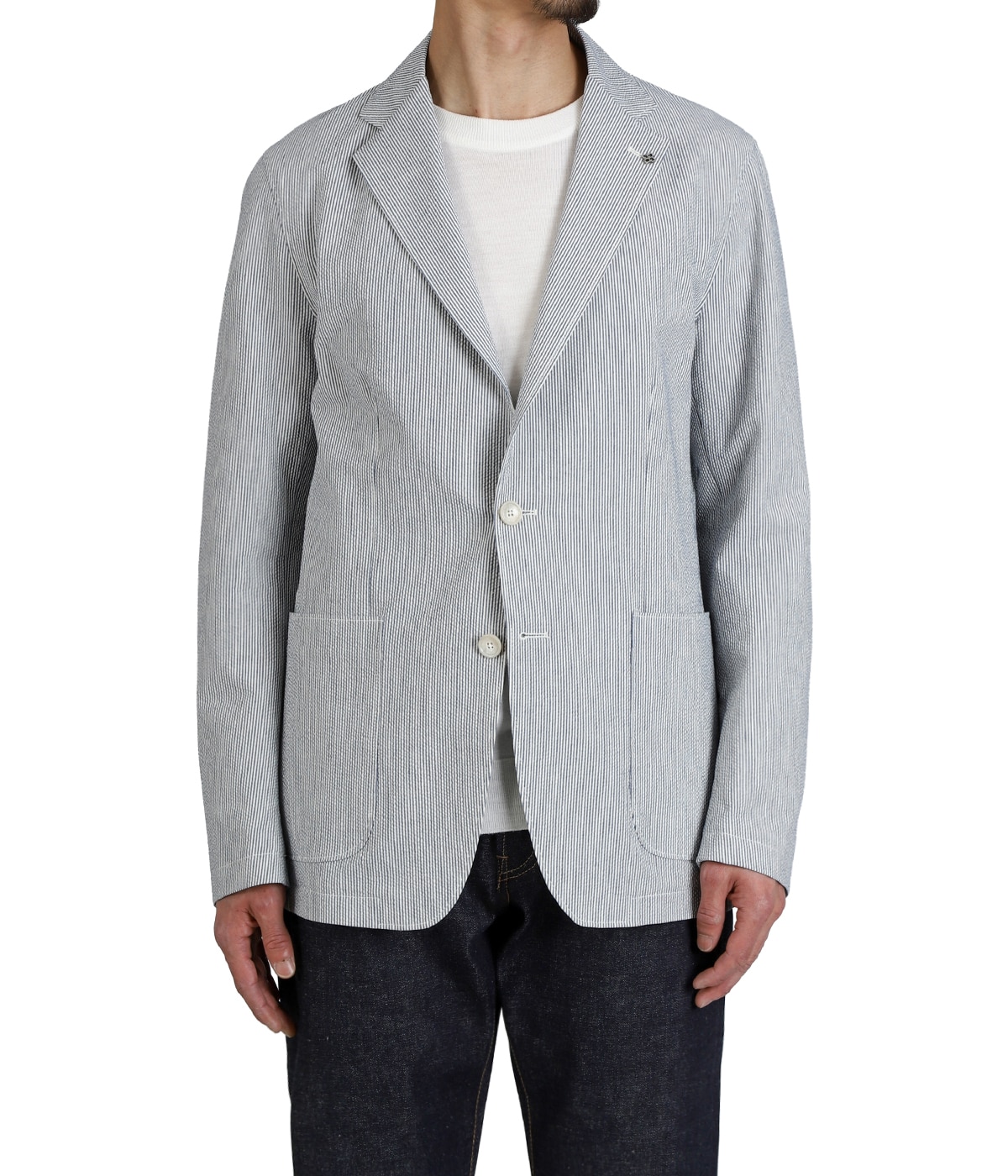 SINGLE 2B JACKET SEERSUCKER | TAGLIATORE(タリアトーレ) / アウター