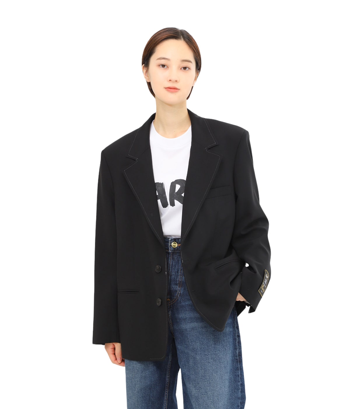 希少 MARNI マルニ 上質 3Bテーラードジャケット 40 レディース】JACKET | MARNI(マルニ) / アウター スーツ