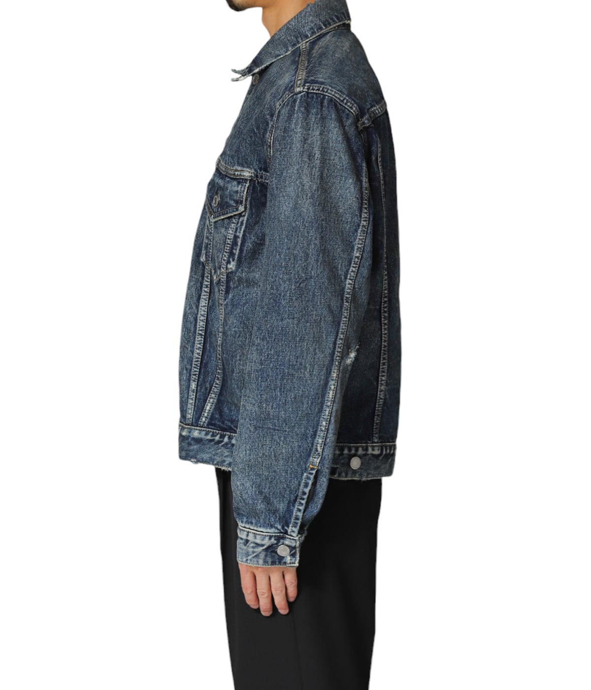 【定4.84万】styling/× MINEDENIMデニムジャケットサイズ0 MINEDENIM(マインデニム)ジャケット