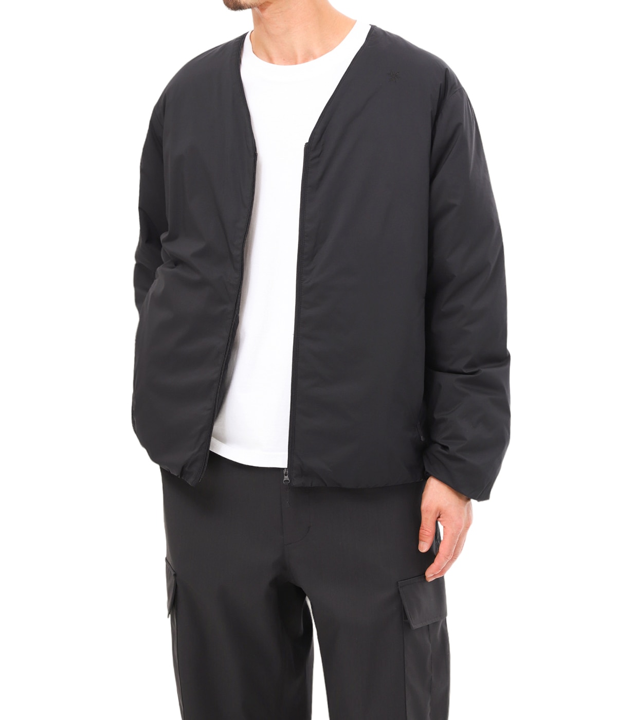 V-neck Zip Down Cardigan | Goldwin(ゴールドウイン