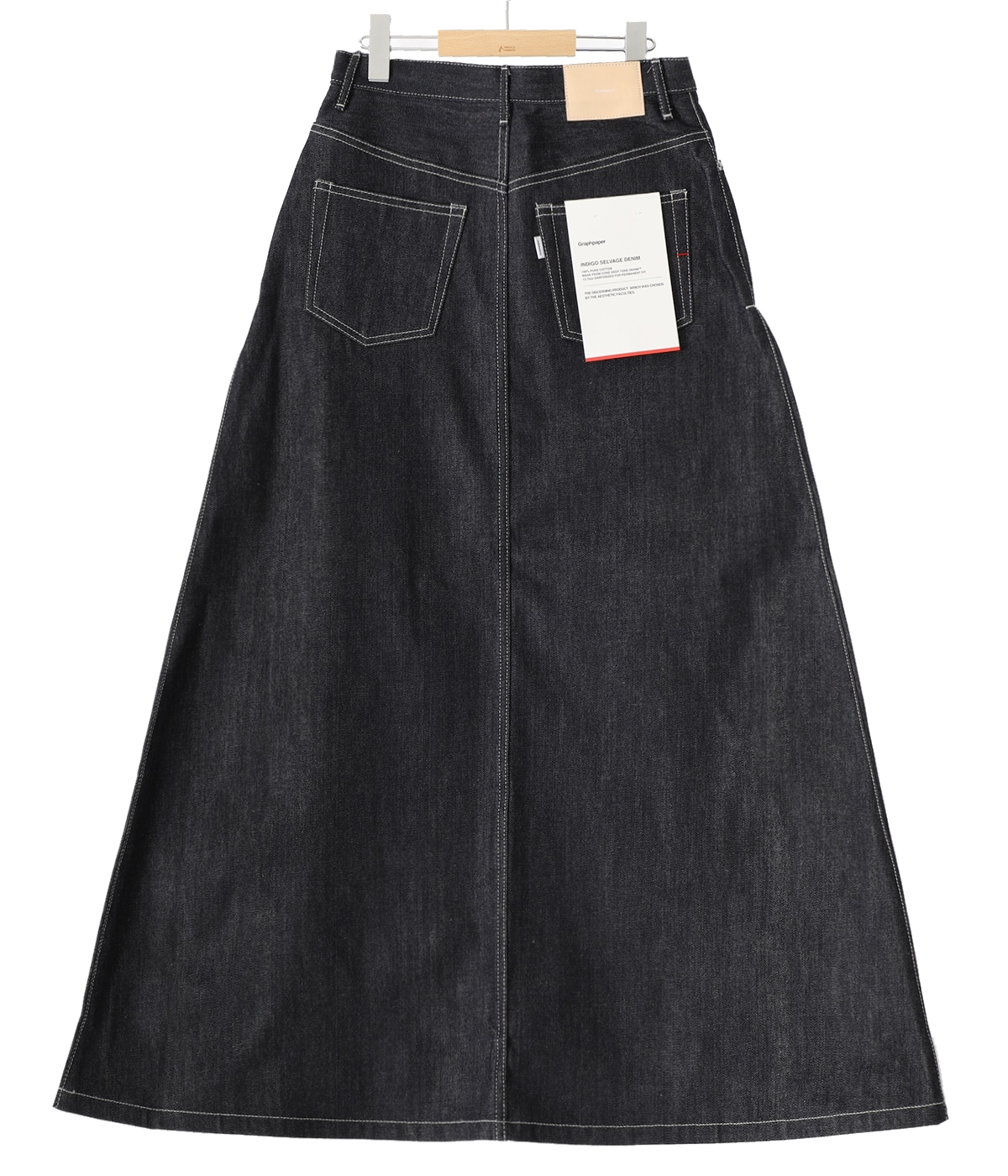 MLB■Gradation Printed Denim Skirt★送料込 Chân Váy Nữ MLB WMS Varsity Cursive Embroidery Denim Skirt