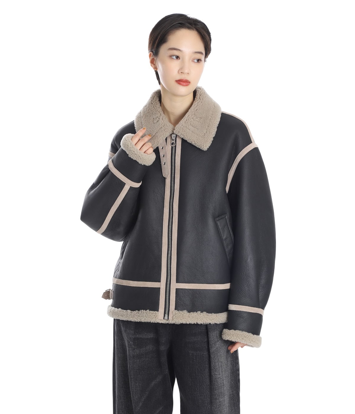 レディース】Sheep Mouton B-3 Flight Jacket | Graphpaper(グラフ