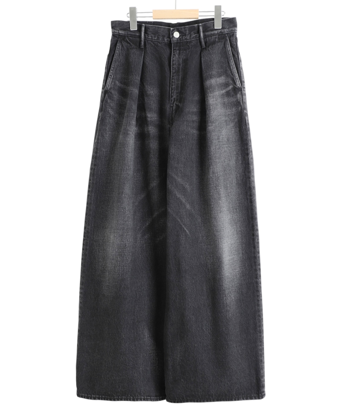 レディース】Selvage Denim Two Tuck Wide Pants | Graphpaper