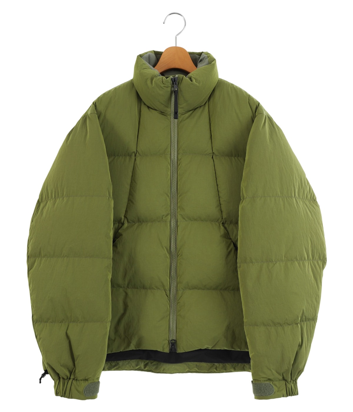 Dope Dyed Ripple Nylon Down Jacket