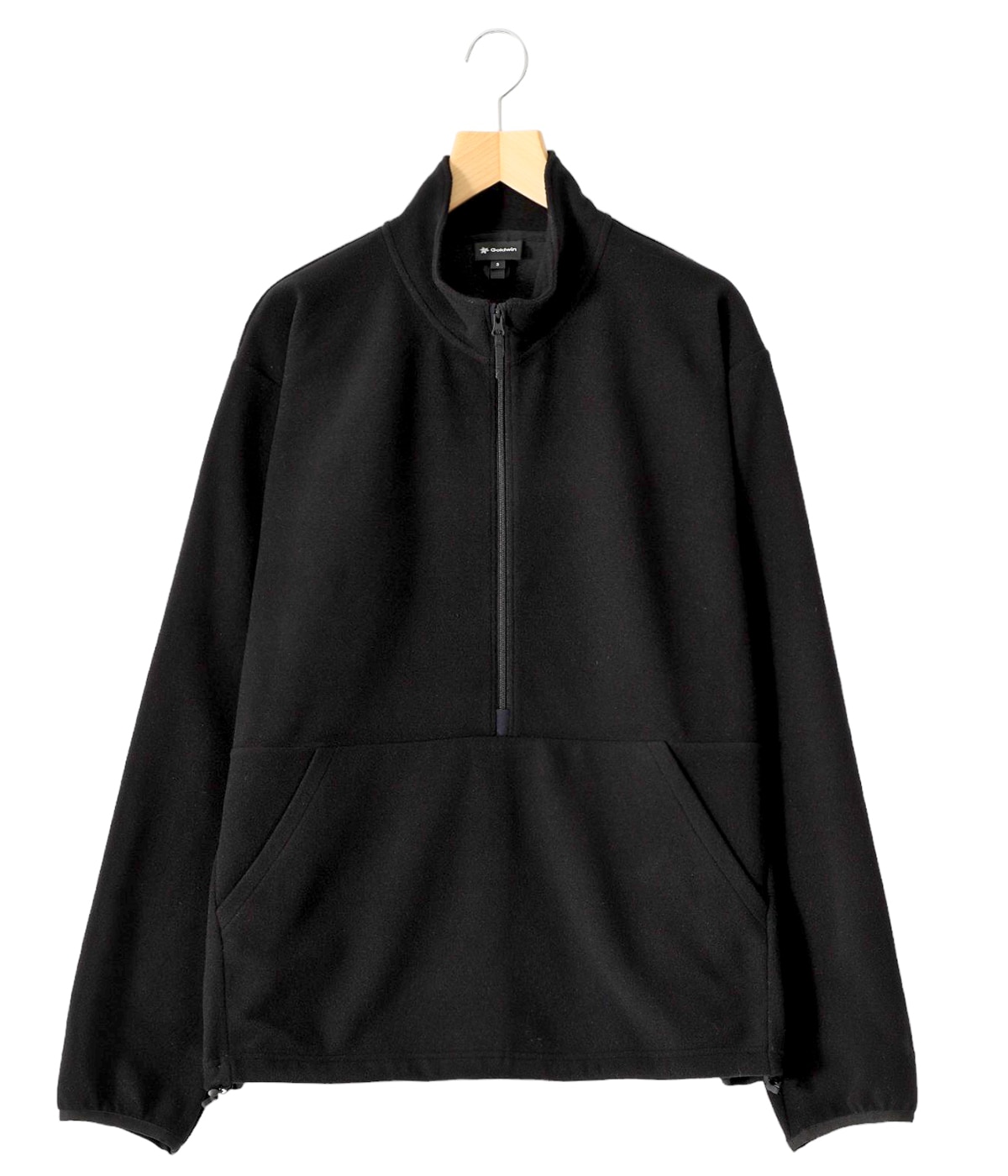 24AW✨ライテンダー NOBLE PULLOVER ハーフジップ 黒 2 POLARTEC Power Stretch Half Zip Pullover | Goldwin(ゴールド