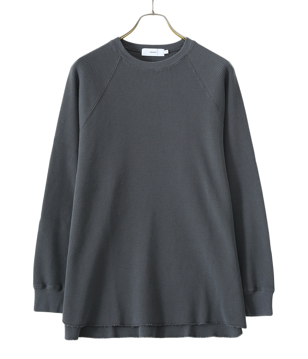 Graphpaper ブラック ワッフル　長袖カットソー Graphpaper】Waffle L/S Tee着てみた / スタッフブログ