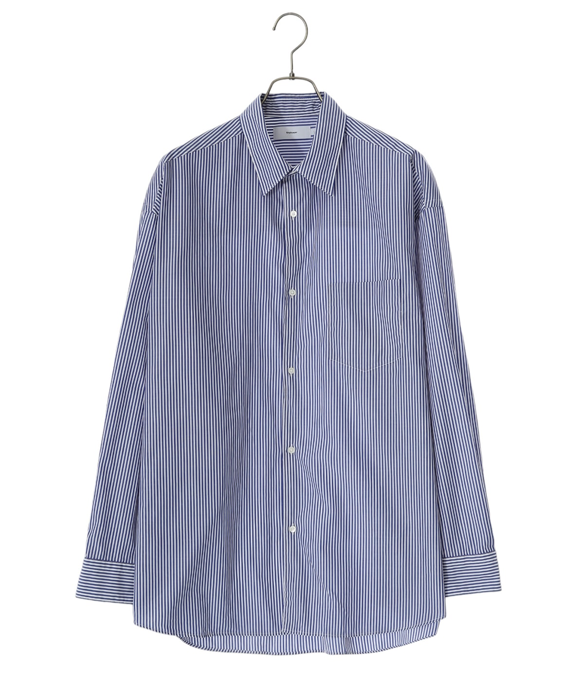 Graphpaper ストライプシャツ サイズ2 Graphpaper (グラフペーパー) Broad L/S Oversized Regular