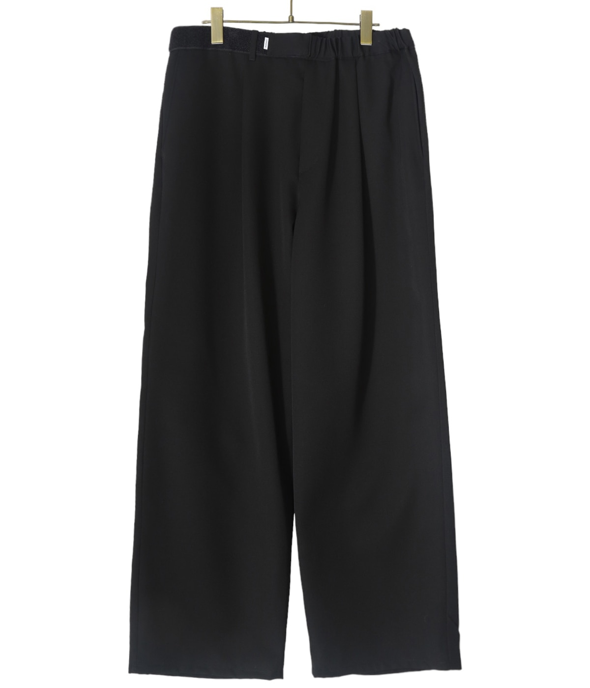 グラフペーパー Scale Off Wool Wide Chef Pants Scale Off Wool Wide Chef Pants / BLACK | Graphpaper (MEN