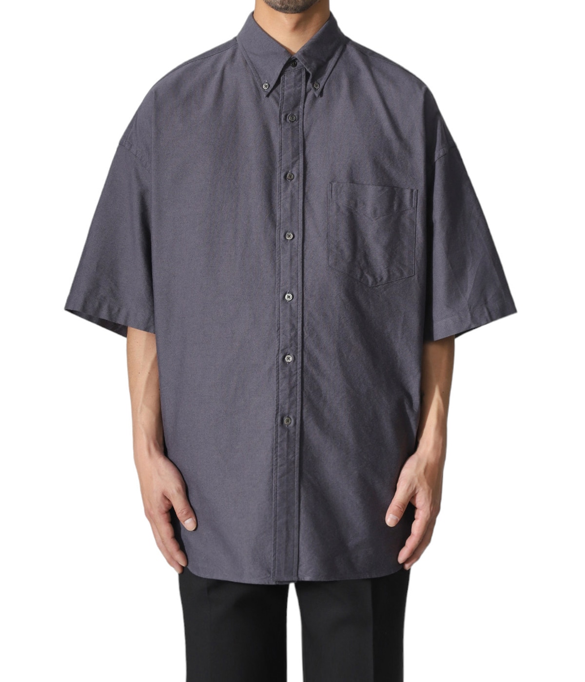 Oxford S/S Oversized B.D Shirt | Graphpaper(グラフペーパー