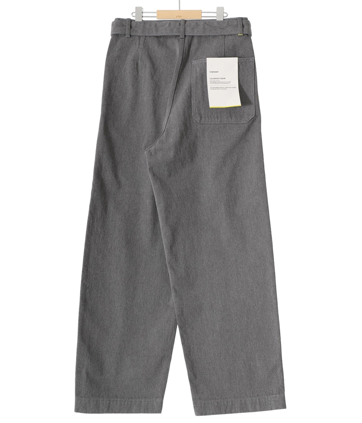 Colorfast Denim Belted Pants | Graphpaper(グラフペーパー