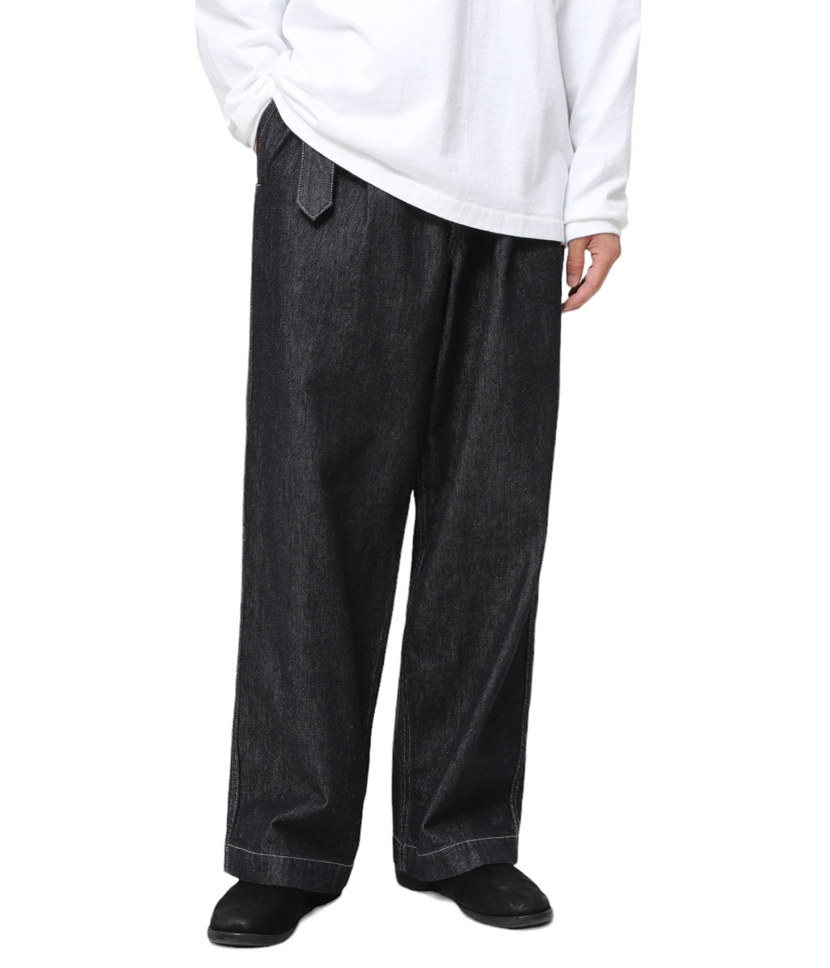 パンツ Graphpaper Colorfast Denim Belted Pants Graphpaper Colorfast Denim Belted Pants