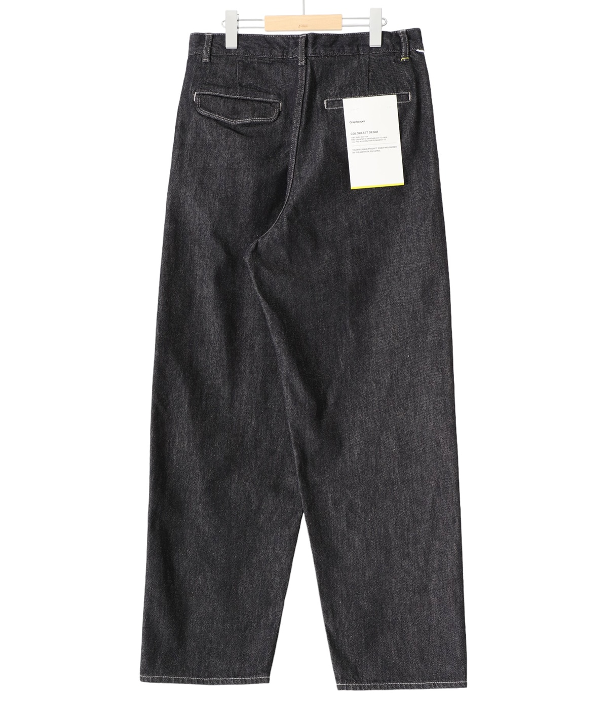 Colorfast Denim Two Tuck Tapered Pants | Graphpaper(グラフ