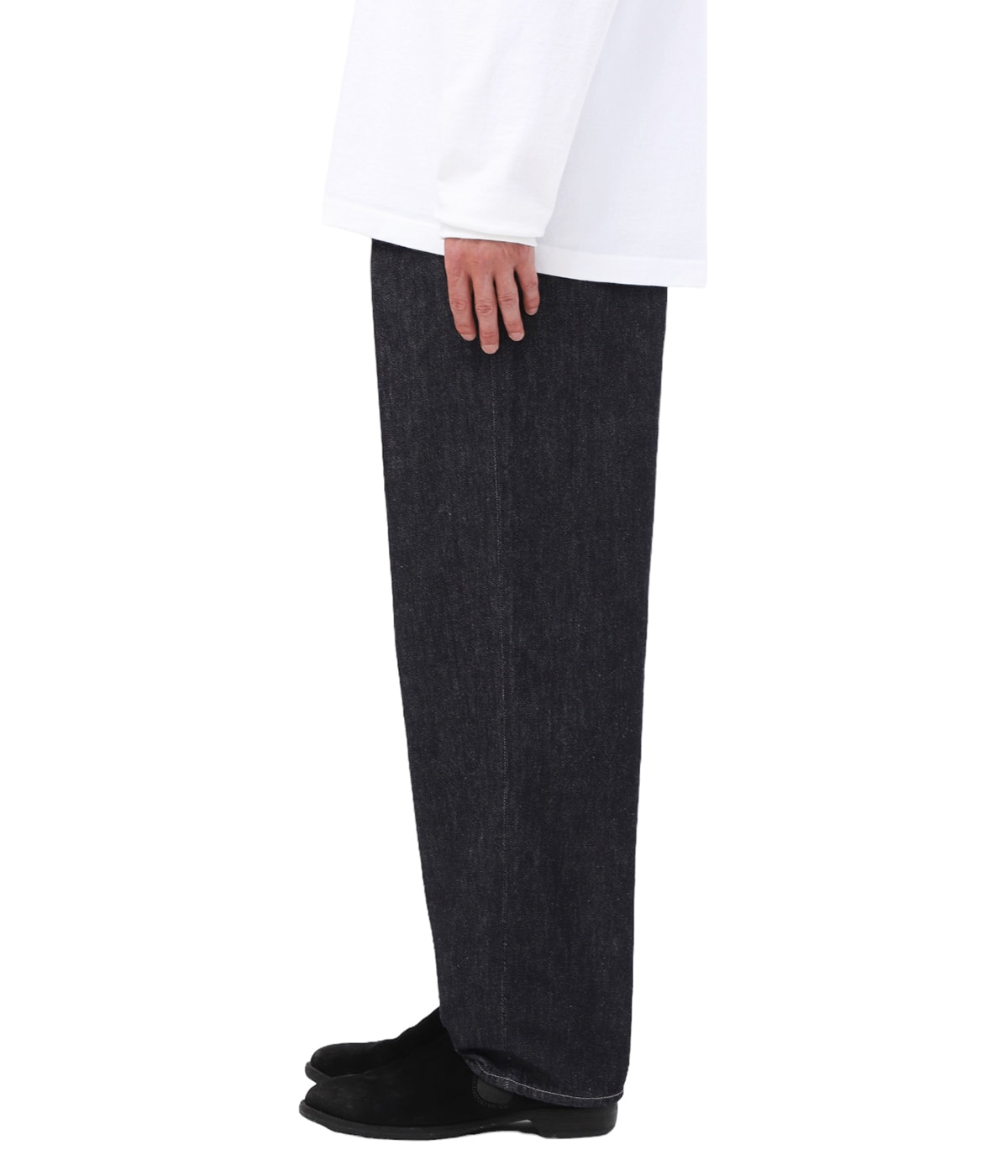パンツ Colorfast Denim Two Tuck Tapered Pants Graphpaper (グラフペーパー) Colorfast Denim Two Tuck Tapered