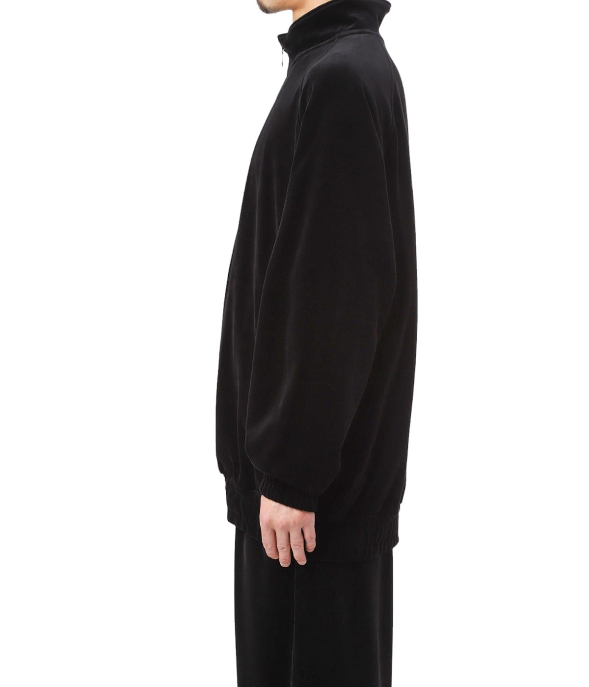 ジャケット・アウター Graphpaper Compact Velour Track Jacket Graphpaper - Compact Velour Track Jacket / L.GRAY | Stripe
