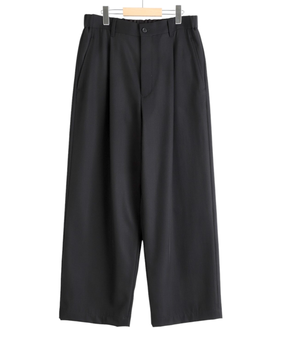 Graphpaper ブラック スラックス サイズ1 Graphpaper(グラフペーパー) OFFSCALE WOOL COOKPANTコック