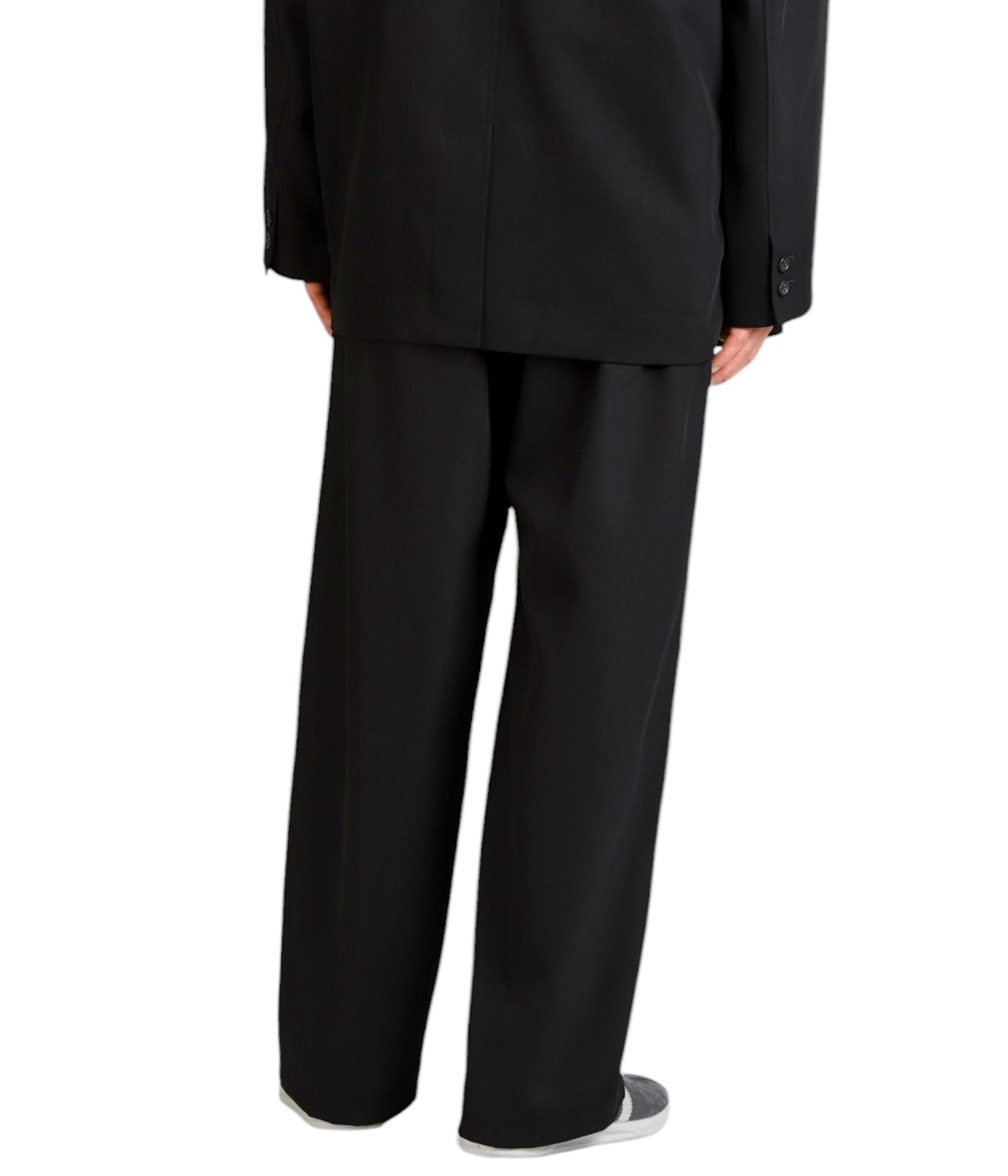 Graphpaper ブラック スラックス サイズ1 Scale Off Wool Tapered Trousers | Graphpaper(グラフペーパー