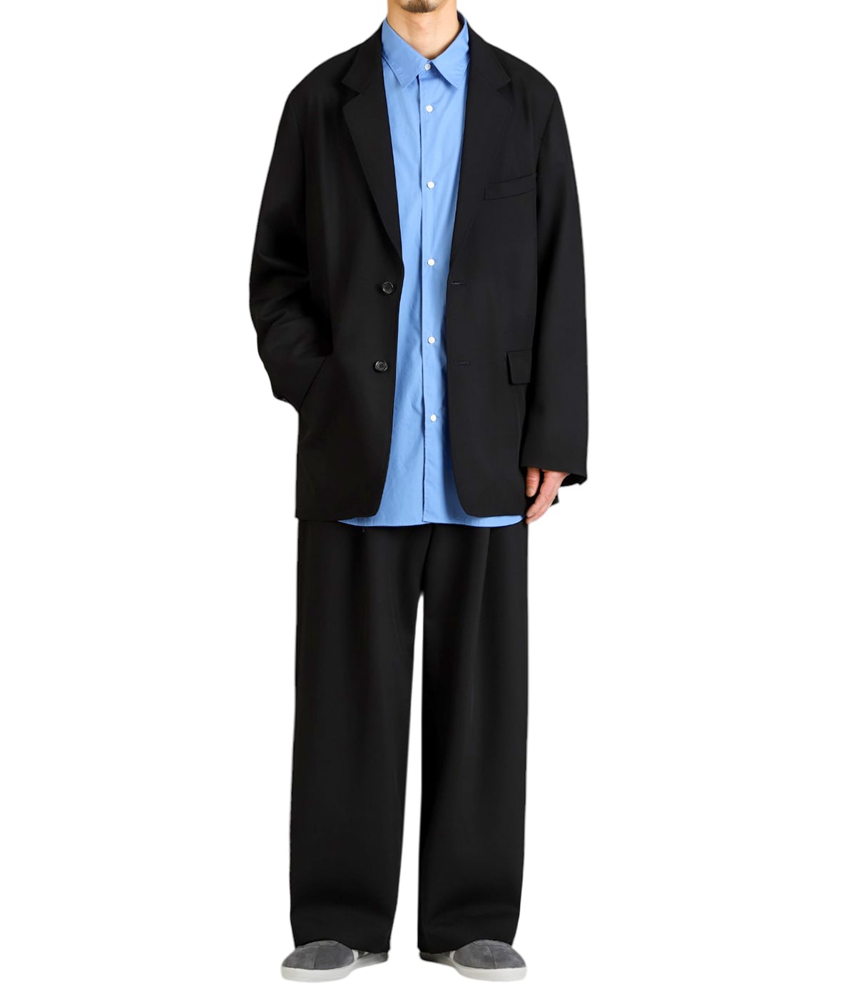Techno Wool Nylon Wide Tapered Trousers | Graphpaper(グラフ
