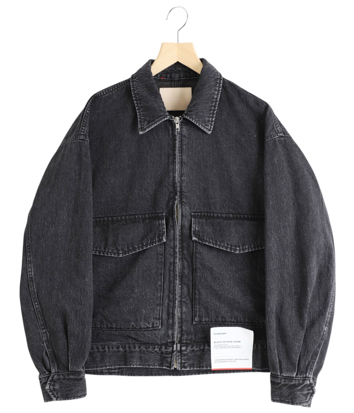 graphpaper デニムジャケット Graphpaper (グラフペーパー) Selvage Denim Zip Jacket