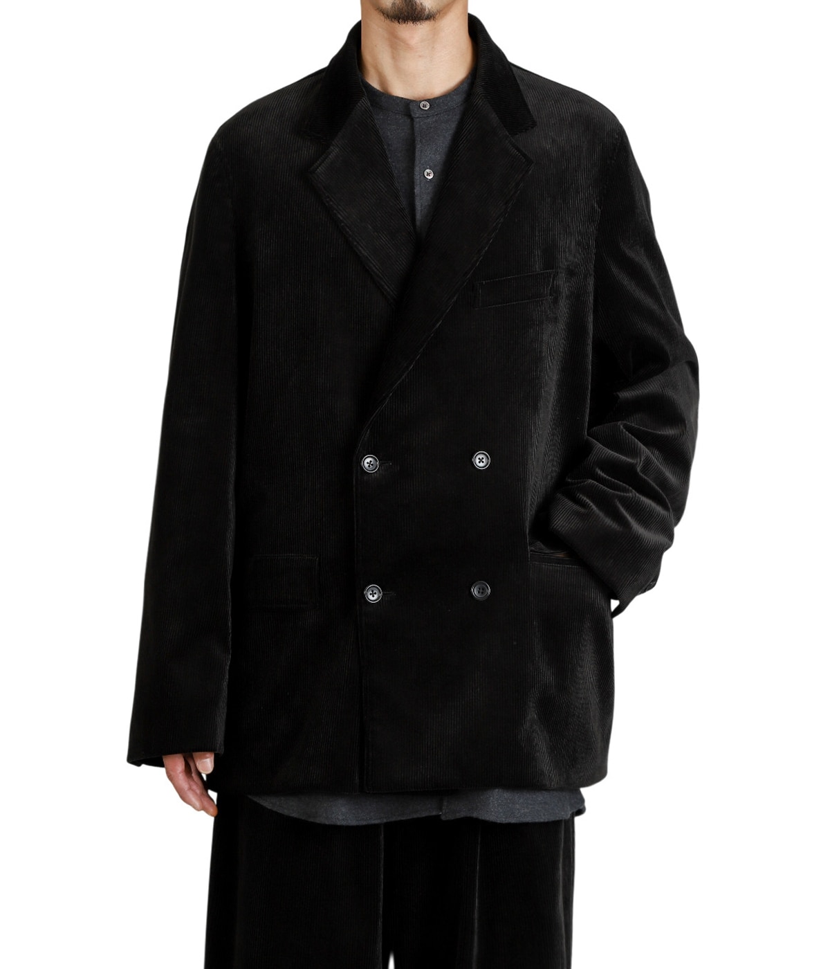 Suvin Corduroy Compact Shoulder Double Jacket | Graphpaper(グラフ