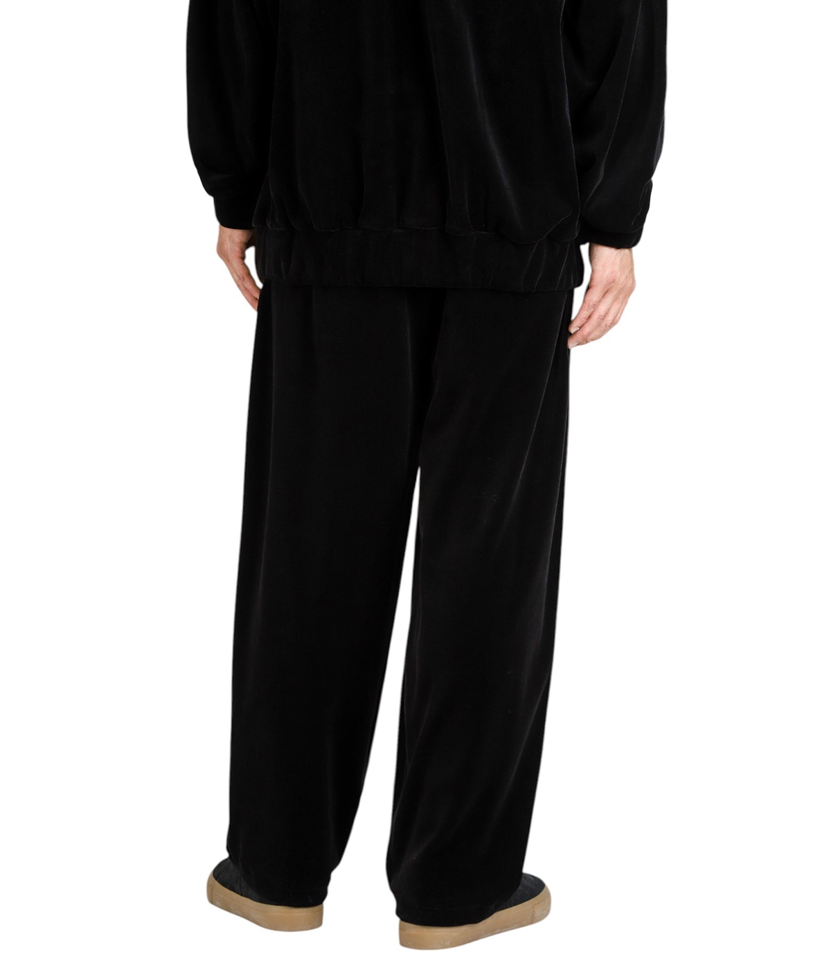 Compact Velour Easy Pants -BLACK- | Graphpaper(グラフペーパー