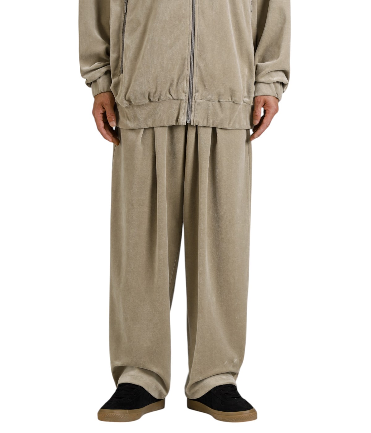 Compact Velour Easy Pants -GREGE- | Graphpaper(グラフ
