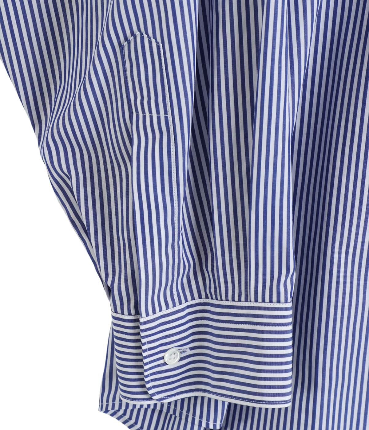 Graphpaper 青白ストライプ 長袖シャツ F 8月31日まで】Graphpaper 青白ストライプ 長袖シャツ F - メルカリ