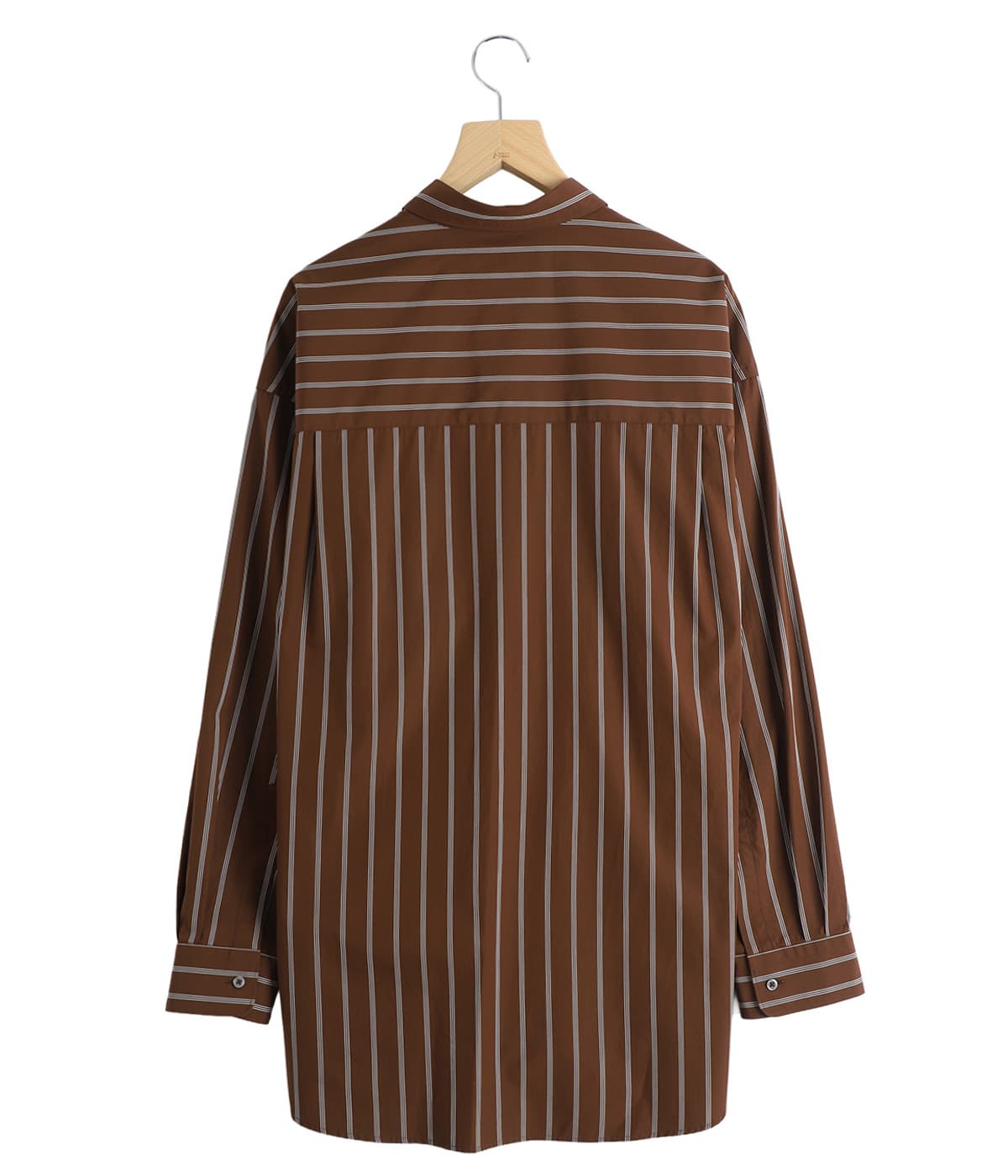 SIDOGRAS Stripe L/S Oversized Regular Collar Shirt | Graphpaper