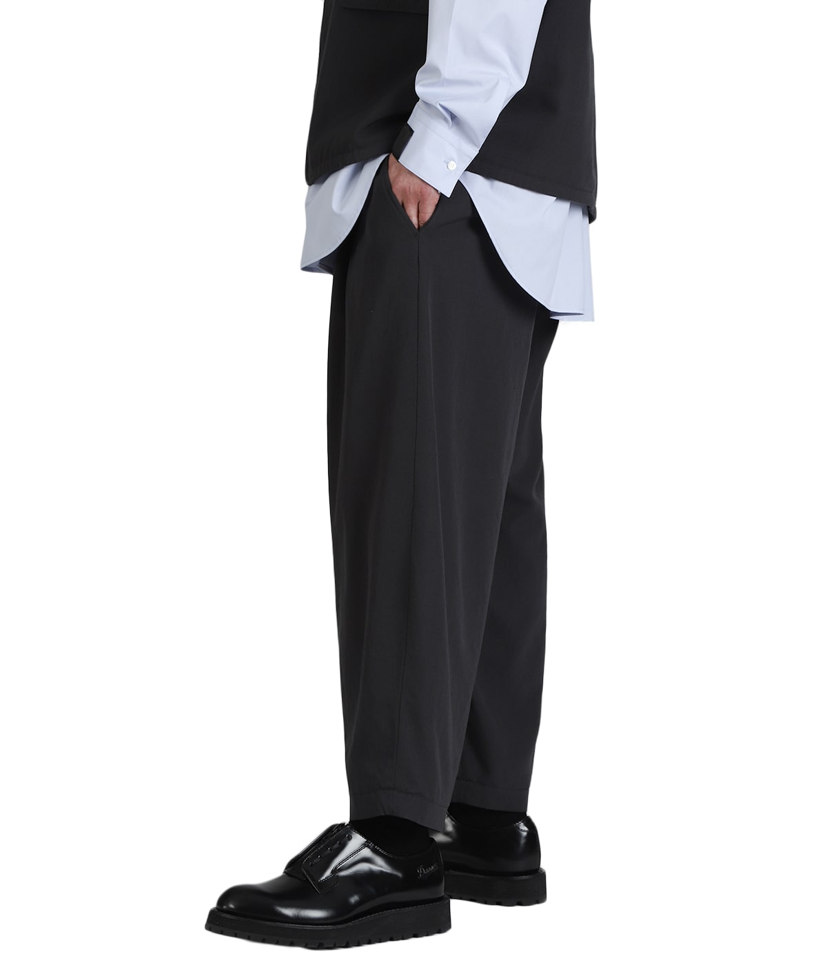 Fulled Wool Twill Wide Easy Pants | Graphpaper(グラフペーパー